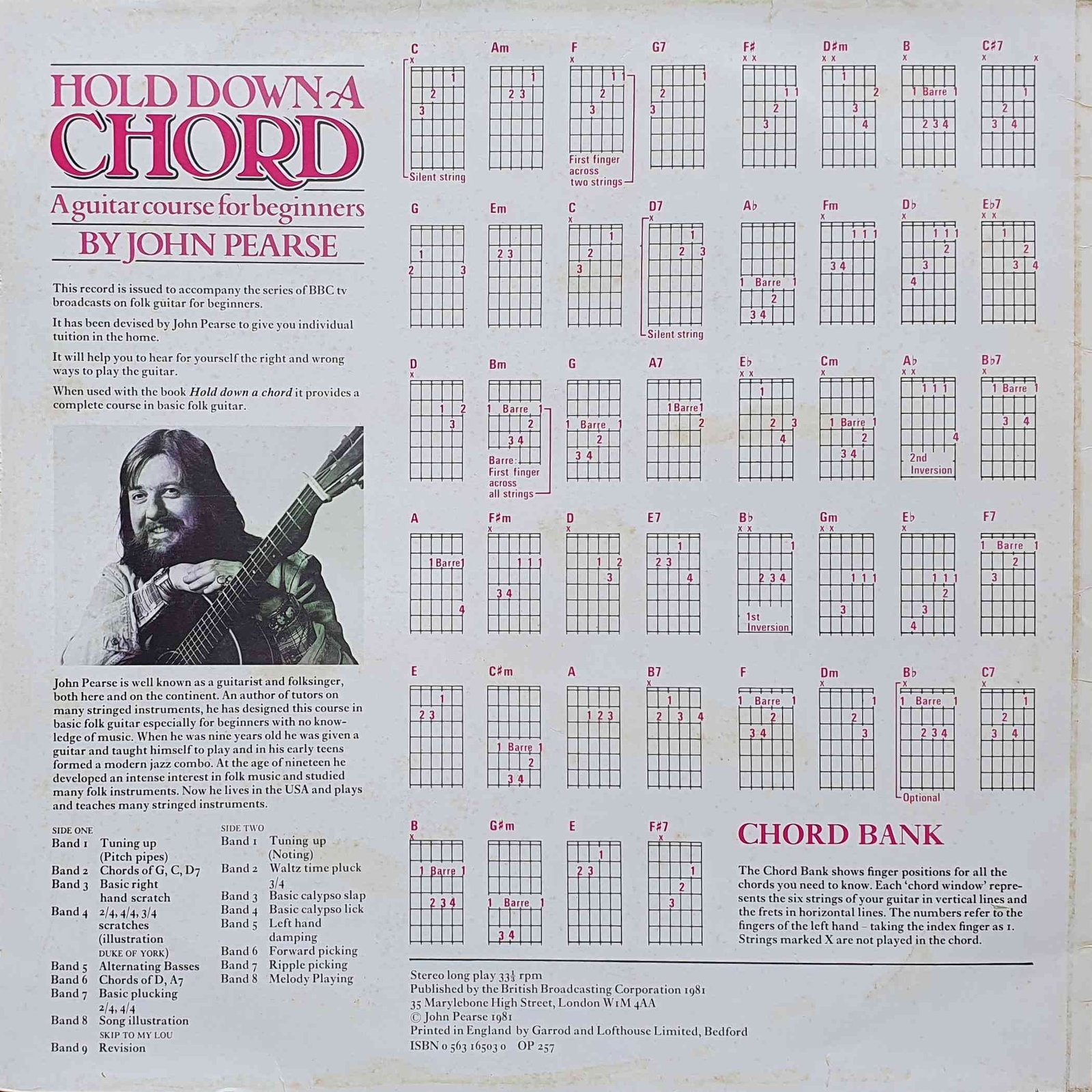 Back cover of OP 257